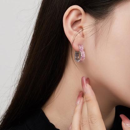[CiCi]Radiant Heart Cutout Earrings