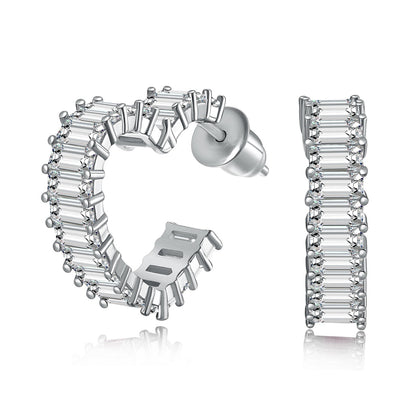 [CiCi]Radiant Heart Cutout Earrings
