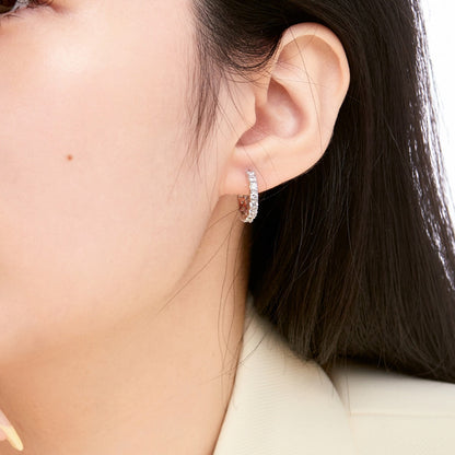 [CiCi]Radiant Colorful Round Cut Earrings