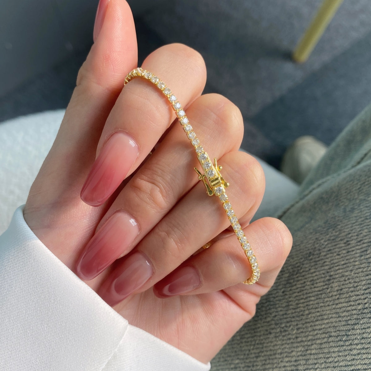 [CiCi]Radiant Colorful Round Cut Party Bracelet