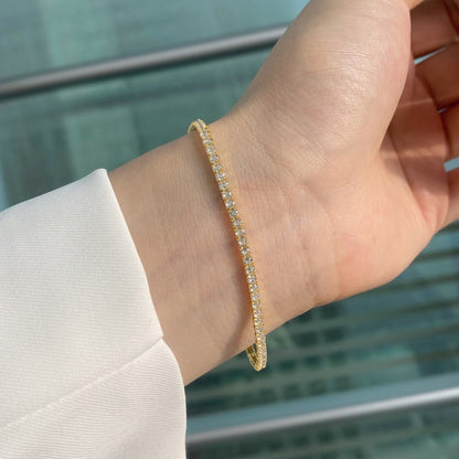 [CiCi]Radiant Colorful Round Cut Party Bracelet
