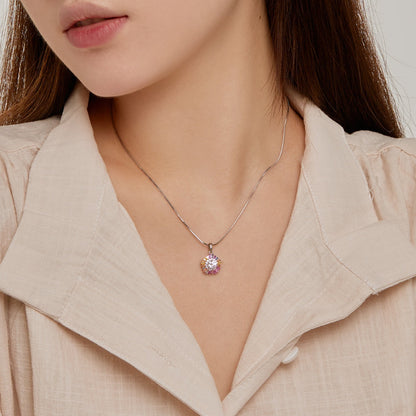 [CiCi]Charming Flower Colorful Necklace