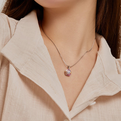 [CiCi]Charming Flower Colorful Necklace
