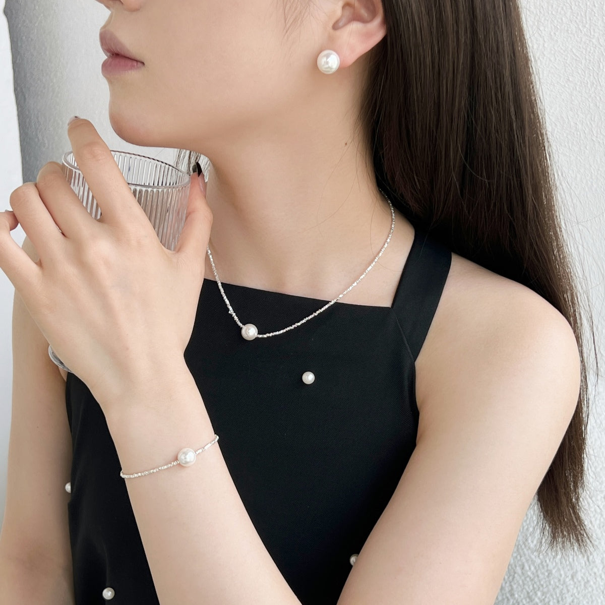 [CiCi]Delicate Pearl Earrings