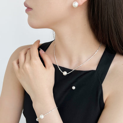 [CiCi]Delicate Pearl Earrings