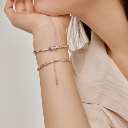 [CiCi]Delicate Romantic Heart Shape Lover Bracelet