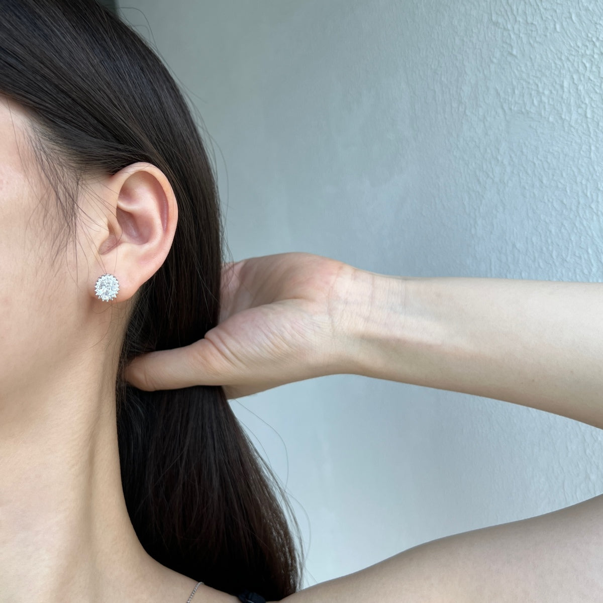 [CiCi]Delicate Radiant Oval Cut Daily Earrings