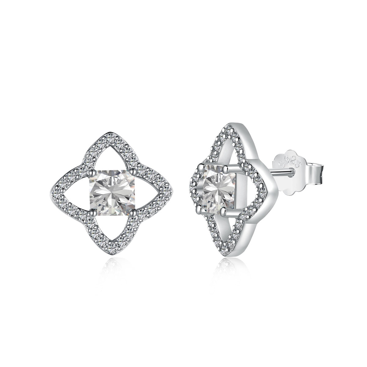 [CiCi]Elegant Star Shape Princess Cut Daily Earrings