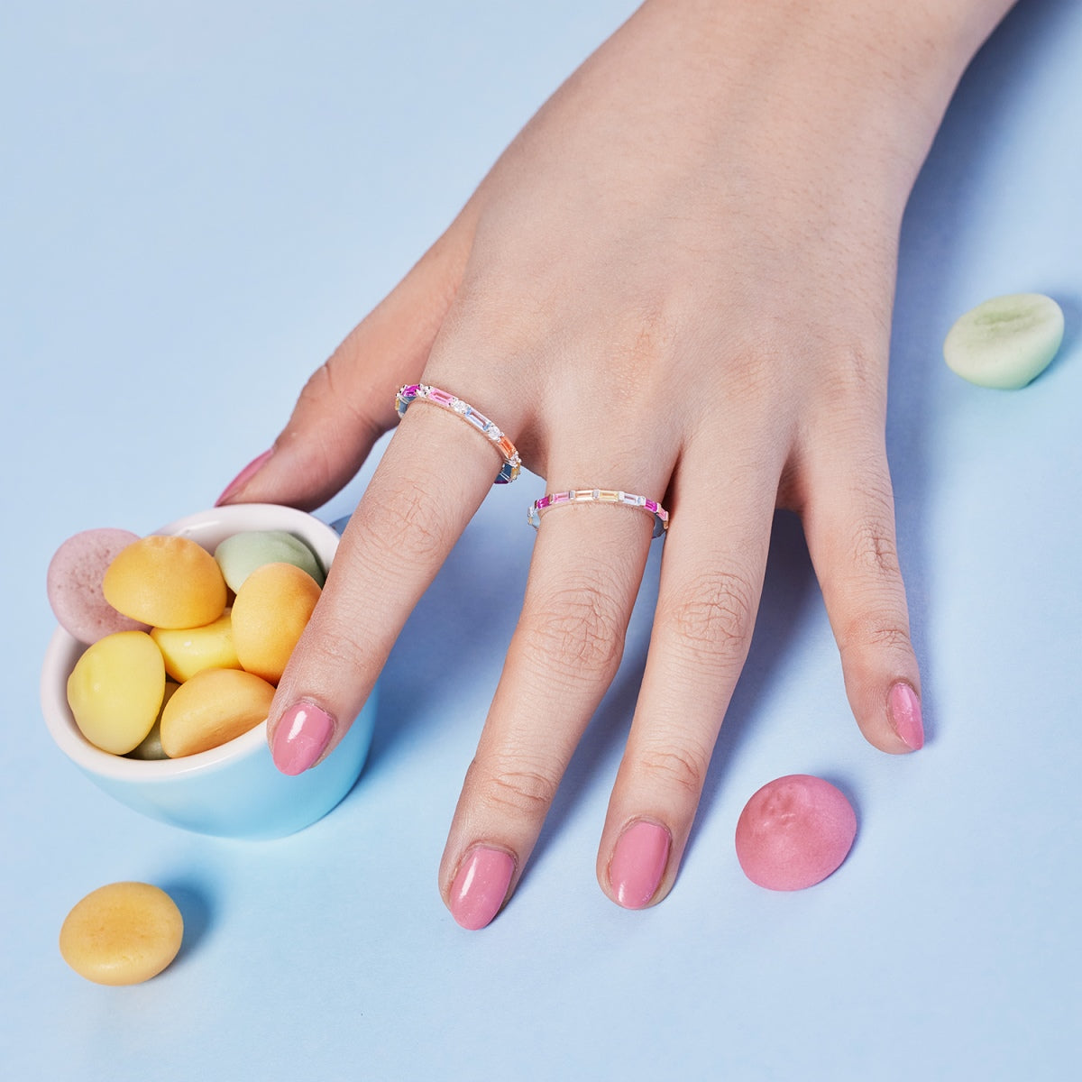 [CiCi]Lively In Shades Elegant Radiant Cut Daily Ring