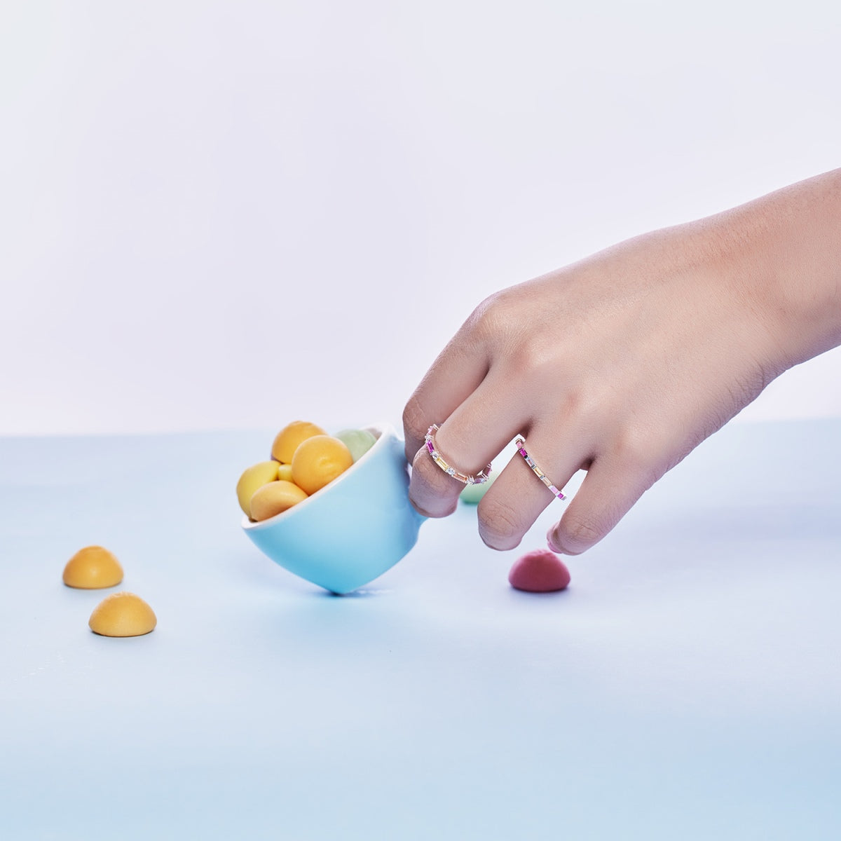 [CiCi]Lively In Shades Elegant Radiant Cut Daily Ring
