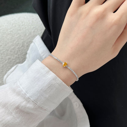 [CiCi]0.75 Carat Exquisite Oval Cut Daily Bracelet