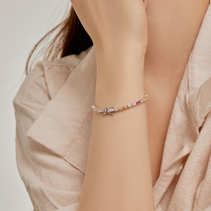 [CiCi]Delicate Romantic Heart Shape Lover Bracelet