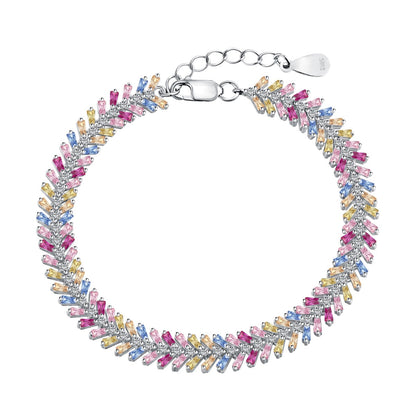 [CiCi]Dainty Radiant Emerald Cut Daily Bracelet