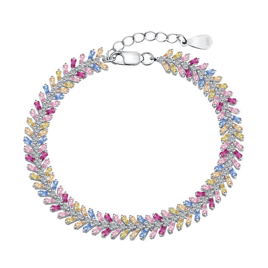 [CiCi]Dainty Radiant Emerald Cut Daily Bracelet