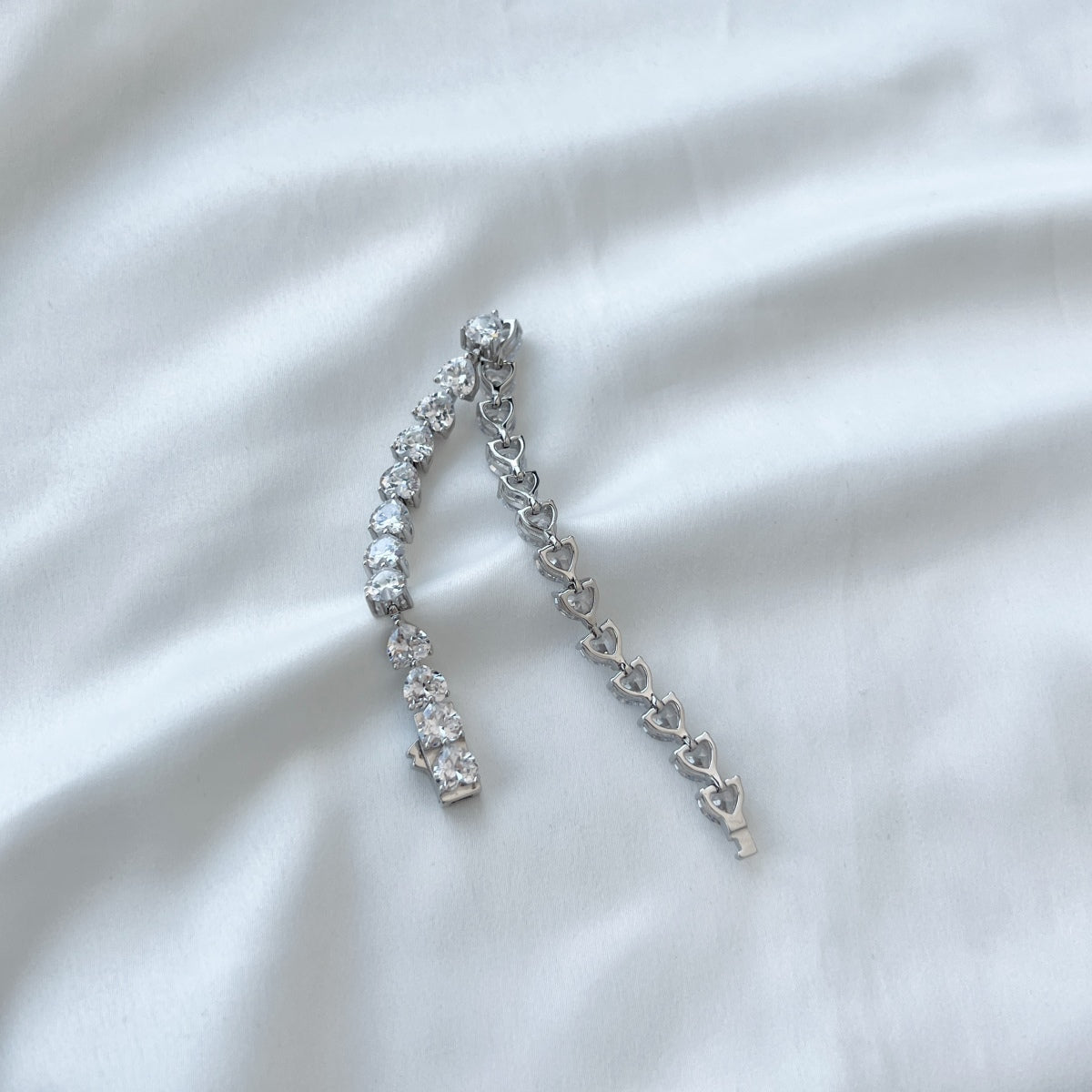 [CiCi]0.75 Carat Elegant Romantic Heart Shape Lover Bracelet