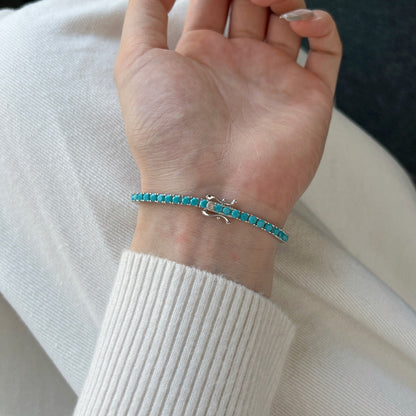 [CiCi]Dainty Charming Round Cut Tennis Bracelet