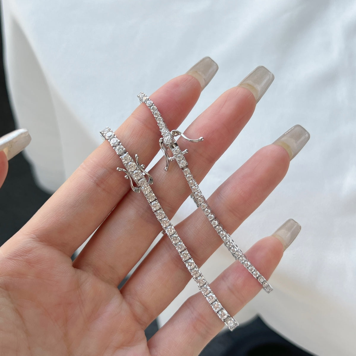 [CiCi]Dazzling Exquisite Round Cut Daily Bracelet