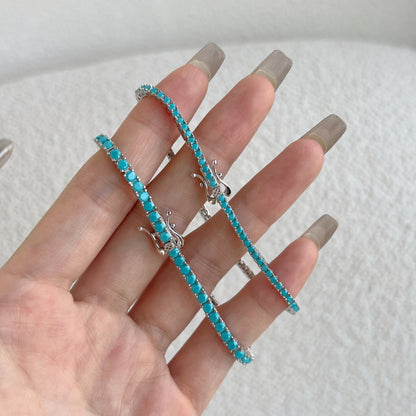 [CiCi]Dazzling Exquisite Round Cut Daily Bracelet