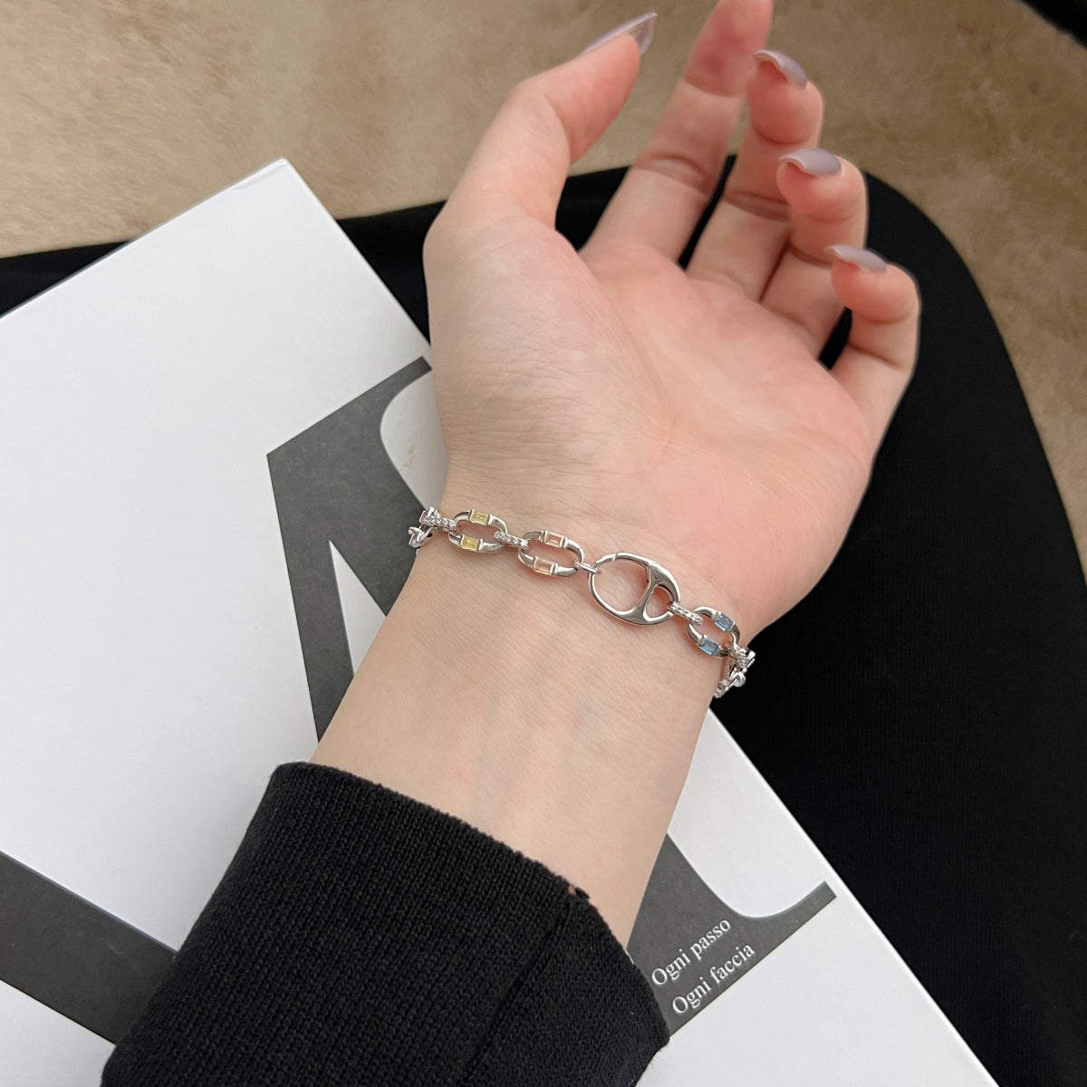 [CiCi]Dazzling Colorful Daily Bracelet
