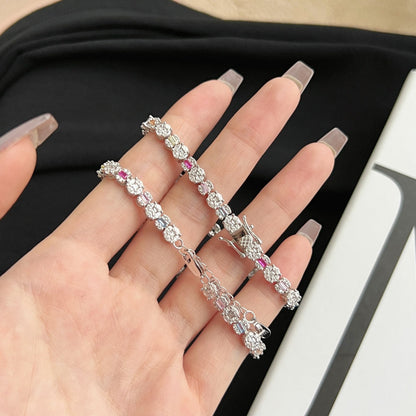 [CiCi]Dazzling Radiant Multi Cut Daily Bracelet