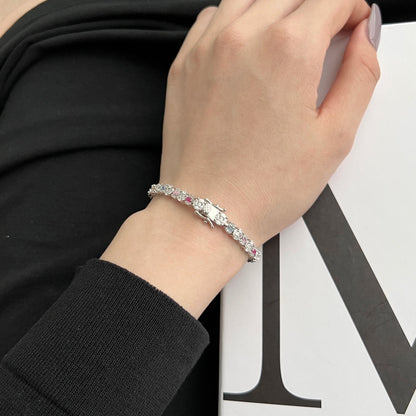 [CiCi]Dazzling Radiant Multi Cut Daily Bracelet