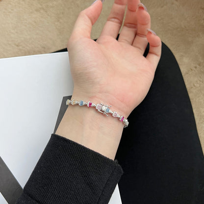 [CiCi]Radiant Water Drop Shape Daily Bracelet