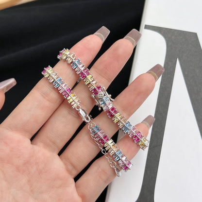 [CiCi]Sparkling Exquisite Multi Cut Party Bracelet