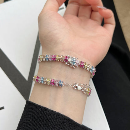 [CiCi]Sparkling Exquisite Multi Cut Party Bracelet