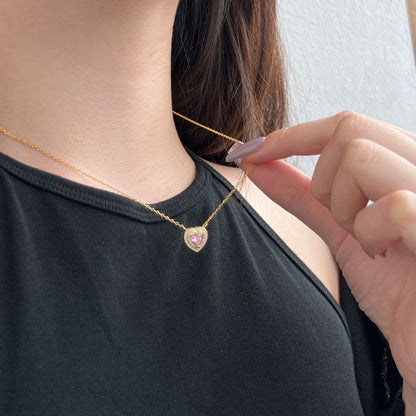 [CiCi]Exquisite Heart Shape Necklace