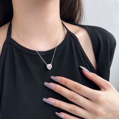 [CiCi]Exquisite Heart Shape Necklace
