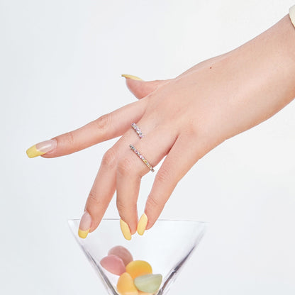 [CiCi]Dainty Ebullient Round Cut Daily Ring