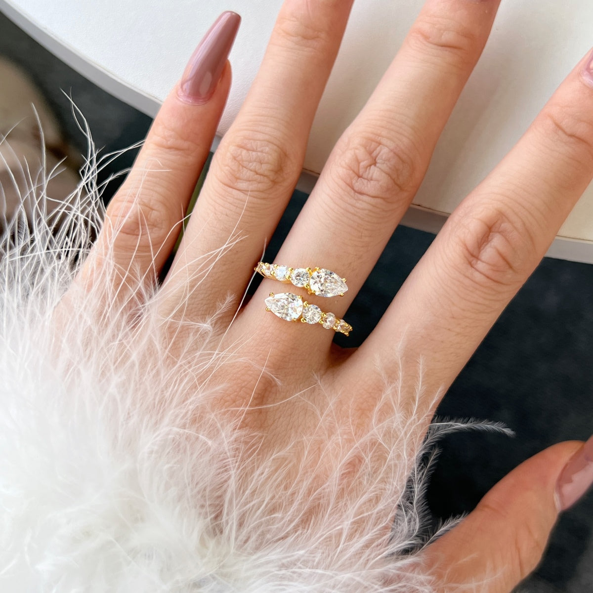 [CiCi]Delicate Lively Snake Shape Daily Ring