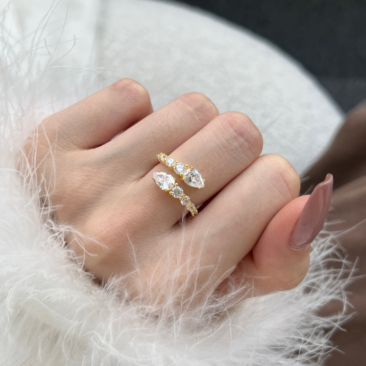 [CiCi]Delicate Lively Snake Shape Daily Ring