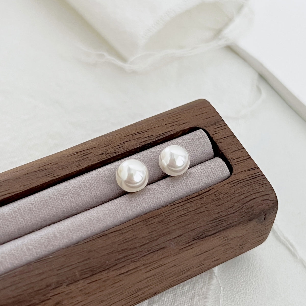 [CiCi]Delicate Pearl Earrings