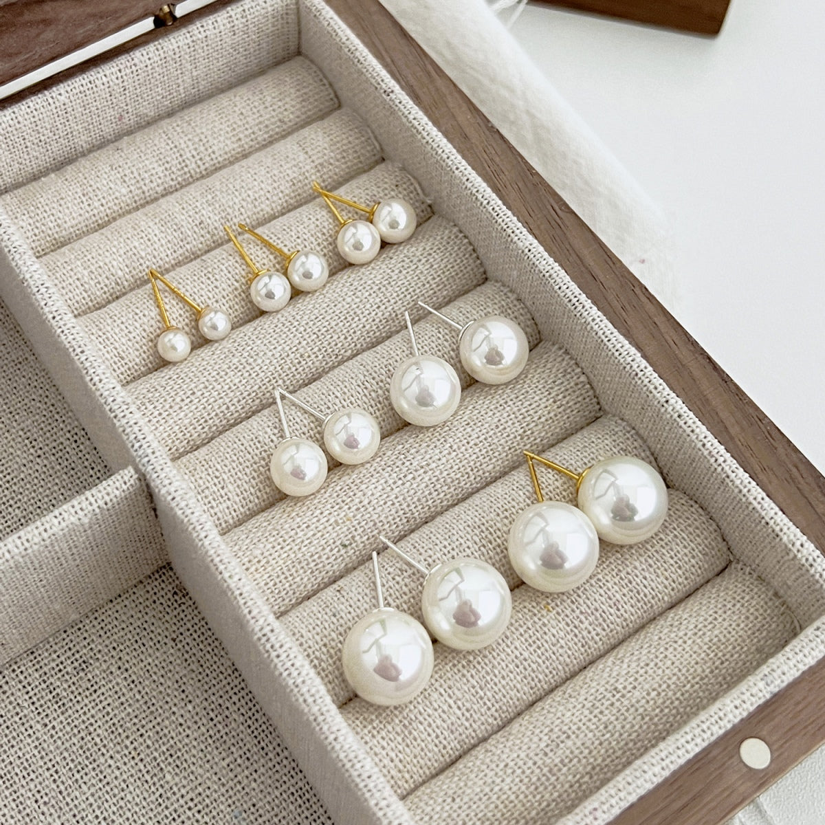 [CiCi]Delicate Pearl Earrings