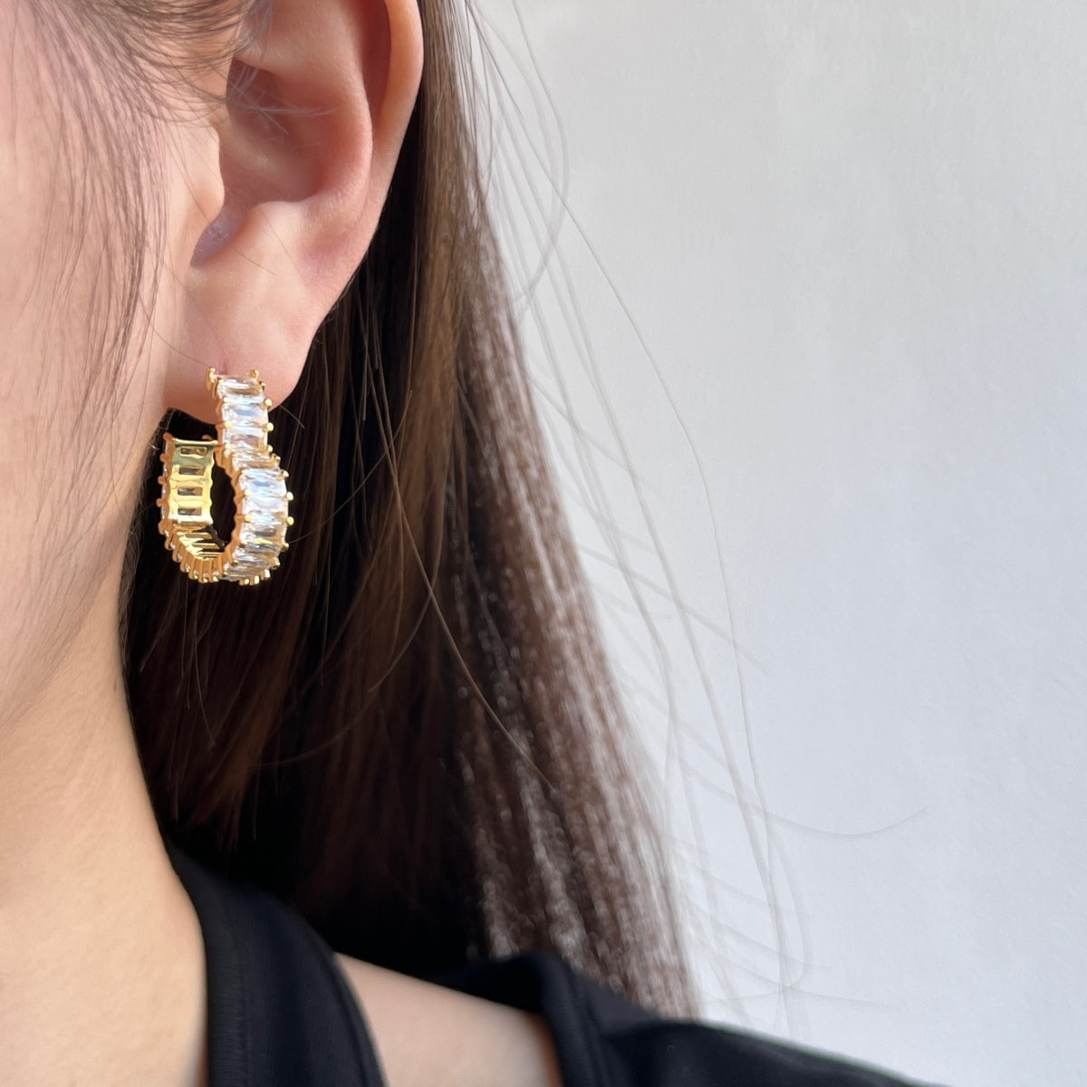 [CiCi]Radiant Heart Cutout Earrings