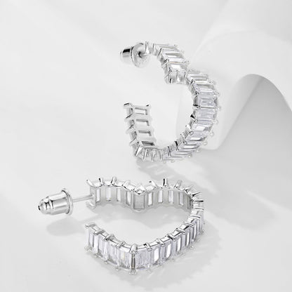 [CiCi]Radiant Heart Cutout Earrings