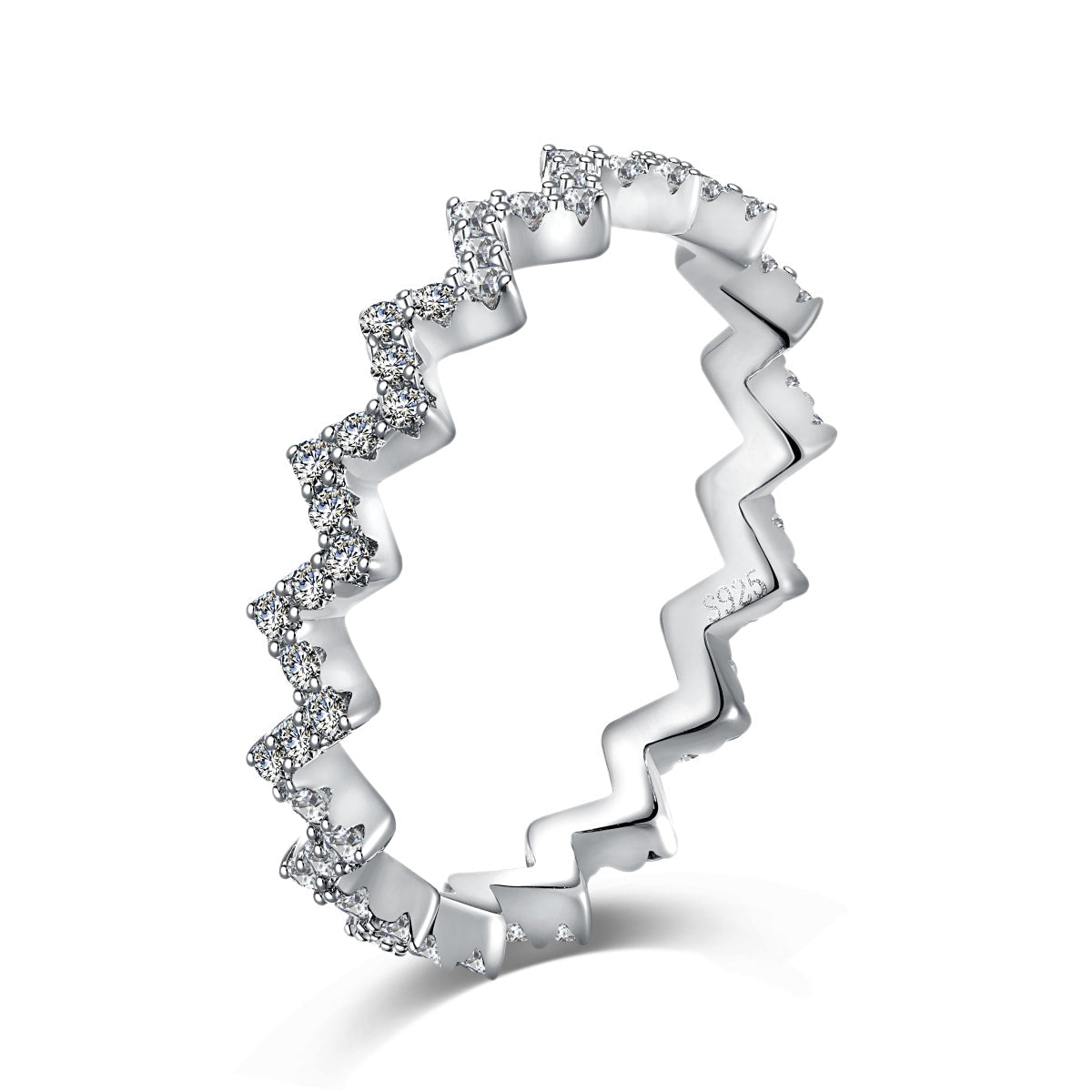 [CiCi]Delicate Enchanting Wave Shape Daily Ring