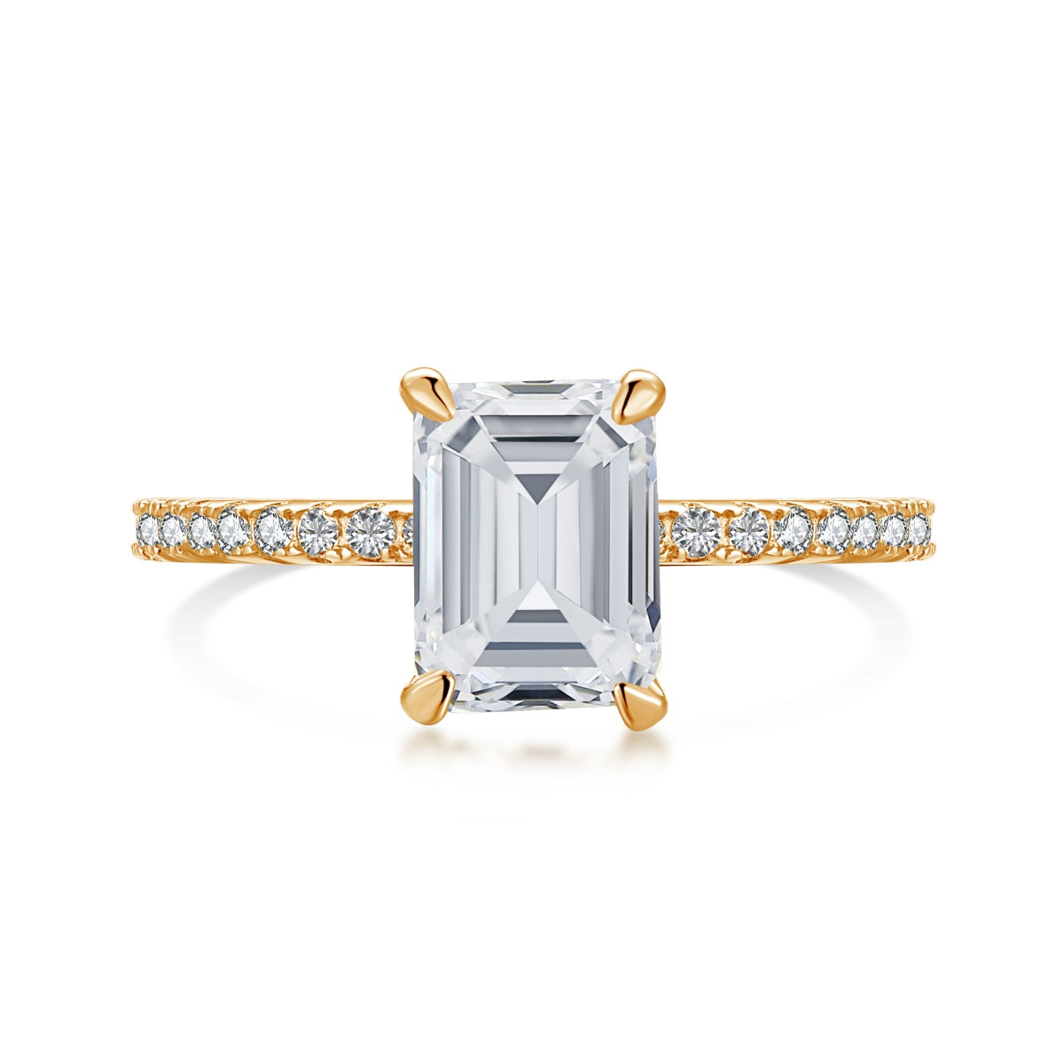[CiCi]2.0 Carat Scintillating Ornate Radiant Cut Party Ring
