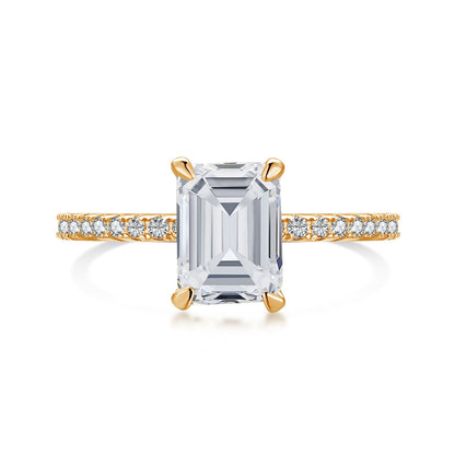 [CiCi]2.0 Carat Scintillating Ornate Radiant Cut Party Ring
