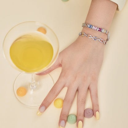 [CiCi]Dazzling Colorful Daily Bracelet