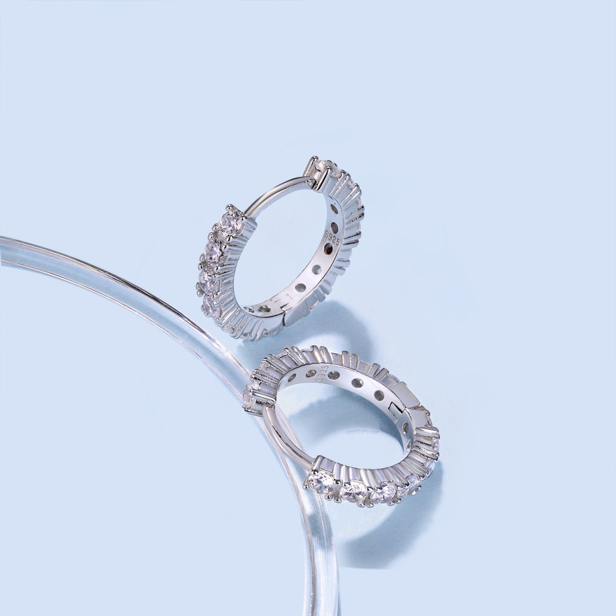 [CiCi]Radiant Colorful Round Cut Earrings