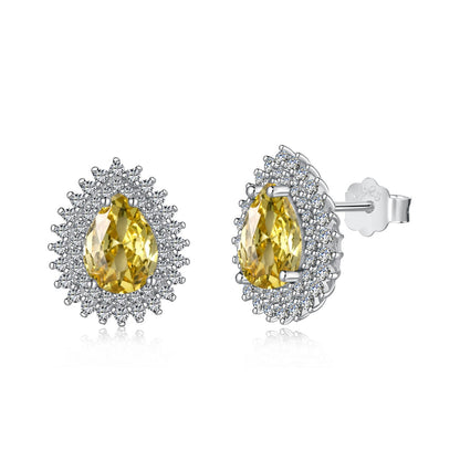 [CiCi]Delicate Gorgeous Pear Cut Daily Earrings