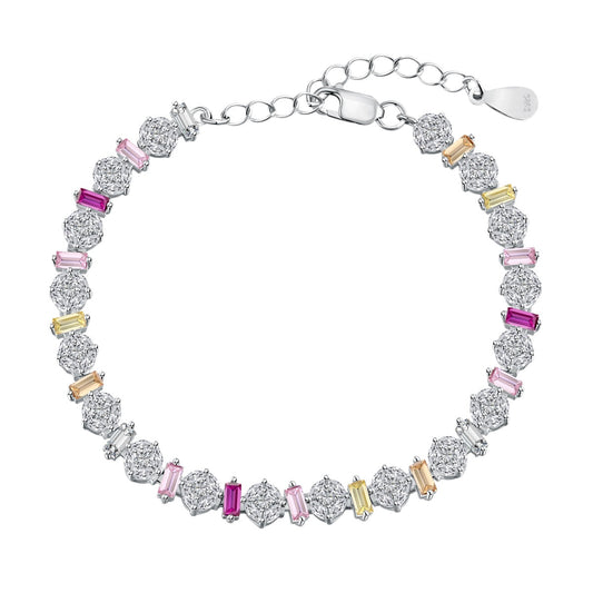 [CiCi]Radiant Colorful Round Shape Daily Bracelet