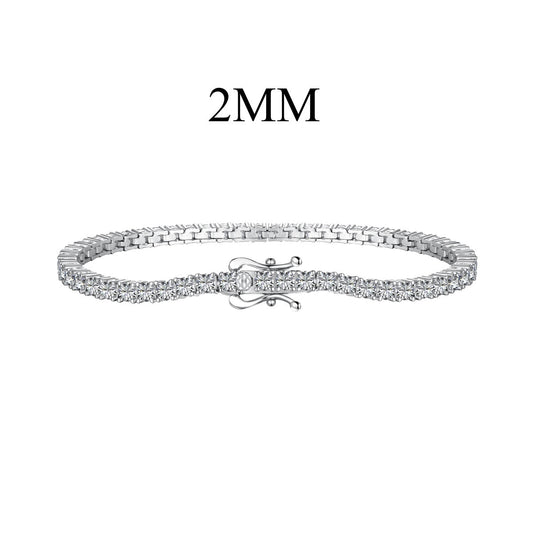 [CiCi]Dazzling Exquisite Round Cut Daily Bracelet