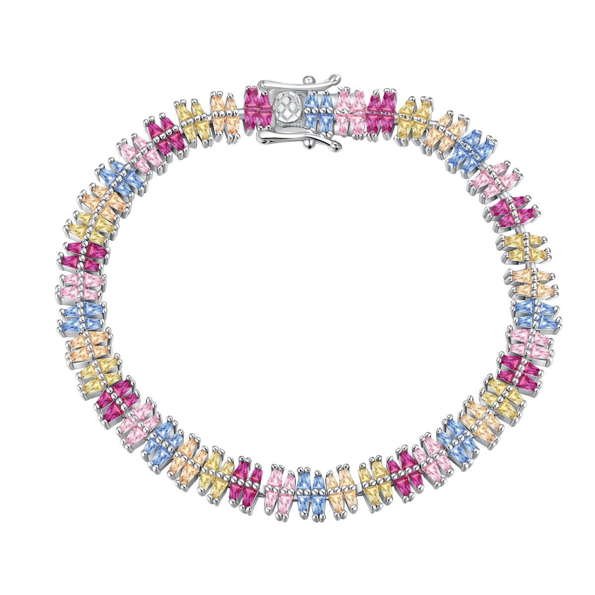 [CiCi]Sparkling Exquisite Multi Cut Party Bracelet