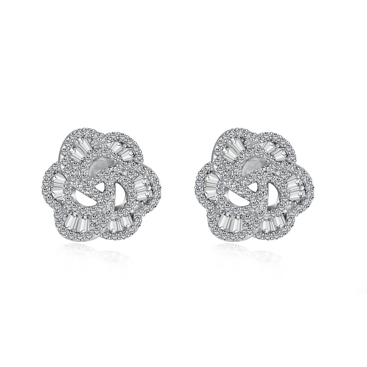[CiCi]Exquisite Flower Shape Daily Earrings