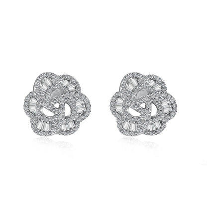 [CiCi]Exquisite Flower Shape Daily Earrings