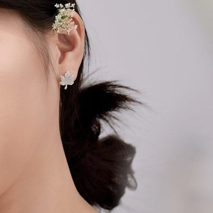 [CiCi]Exquisite Maple Leaf Design Earrings