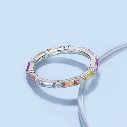 [CiCi]Lively In Shades Elegant Radiant Cut Daily Ring